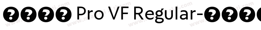 小米兰亭 Pro VF Regular字体转换